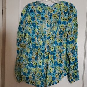 Retro Floral Top